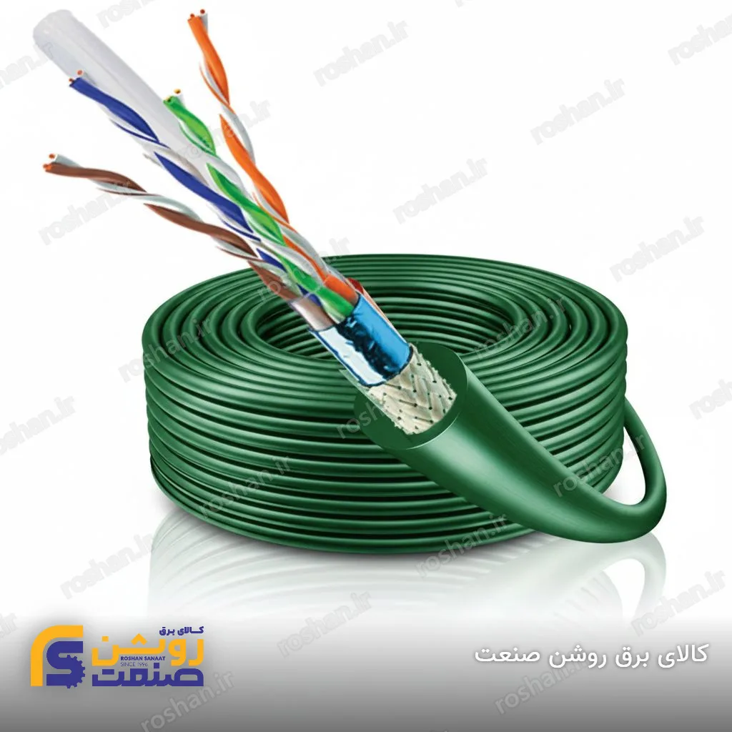 کابل شبکه Cat 6 UTP - PVC رسانا کابل