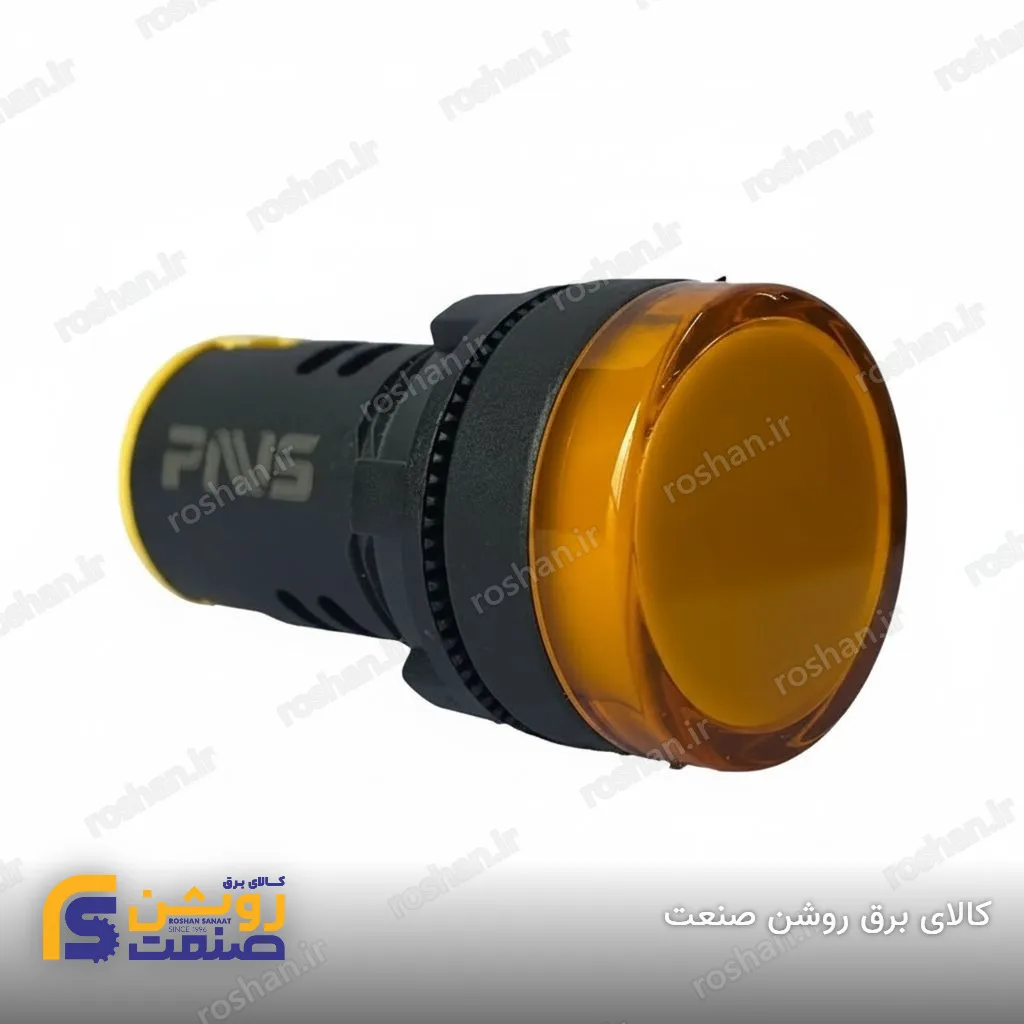 چراغ سیگنال AC/DC 220V زرد