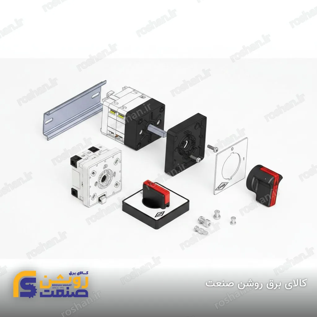 کلید گردان تبدیل ولت هفت حالته KS