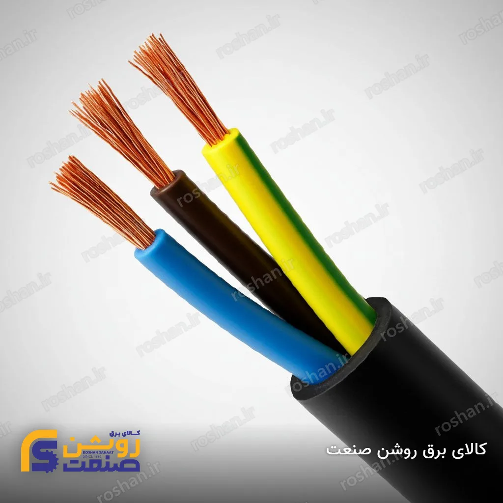 کابل افشان سه رشته 3×0.5 لوشان