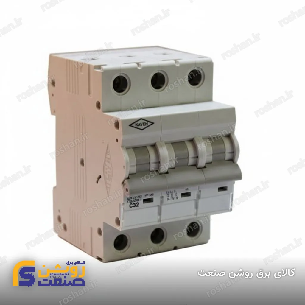 مینیاتوری سه فاز 6 تا 32 آمپر تیپ B/C