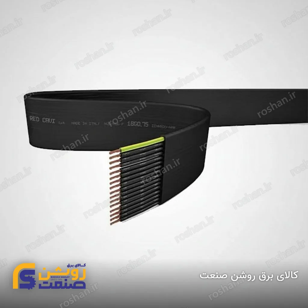 کابل افشان تخت 8×2.5 رسانا کابل