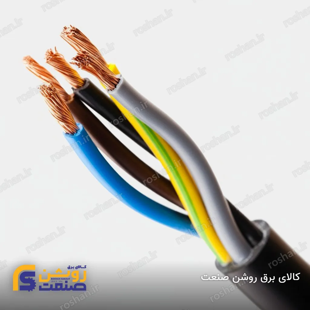 کابل افشان پنج رشته 5×25 لوشان