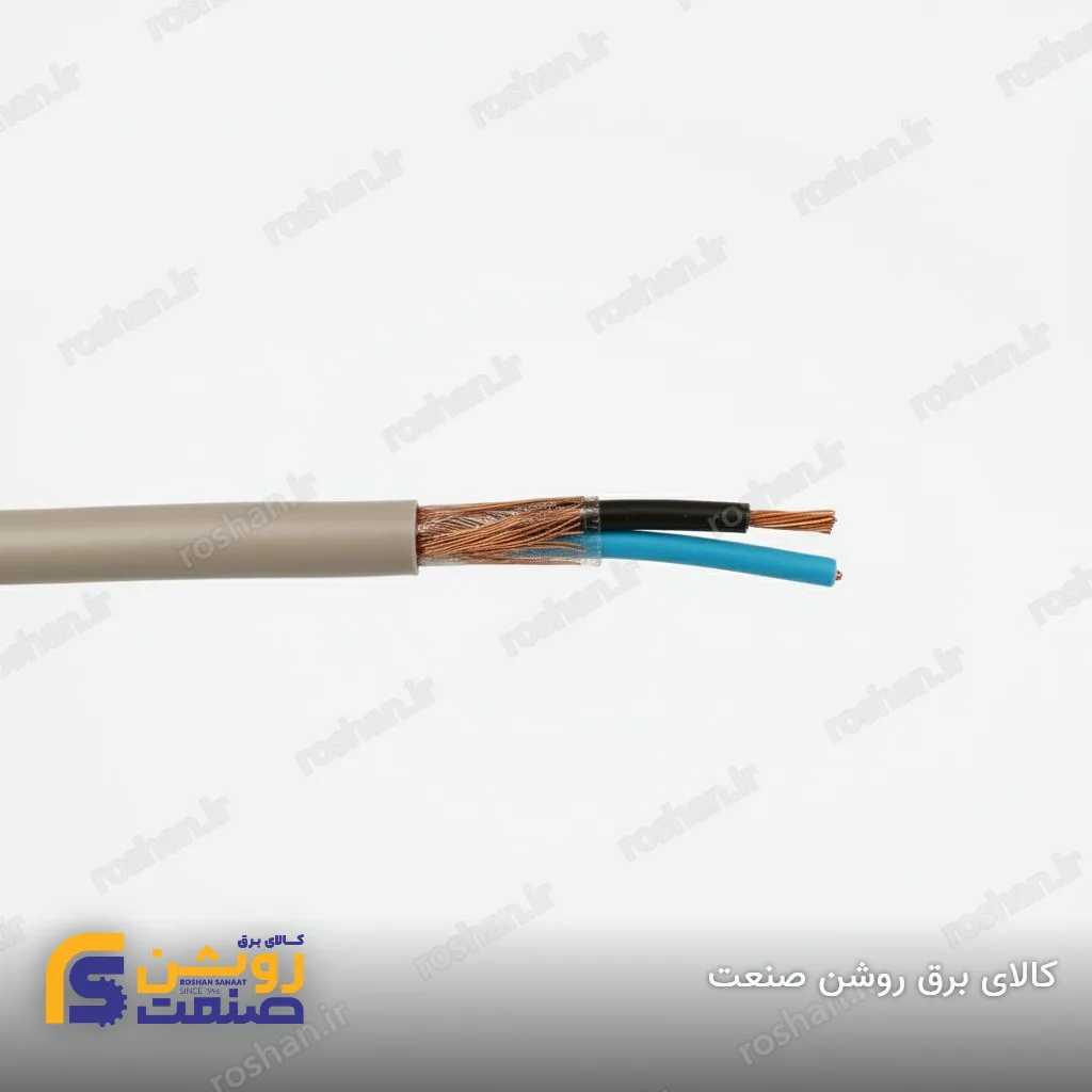 کابل شیلددار 2×1 لوشان