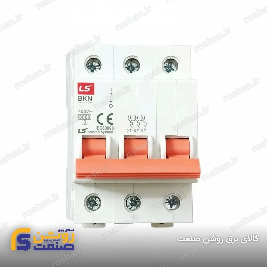 3 پل - 6KA - 16A - منحنی C (موتوری)