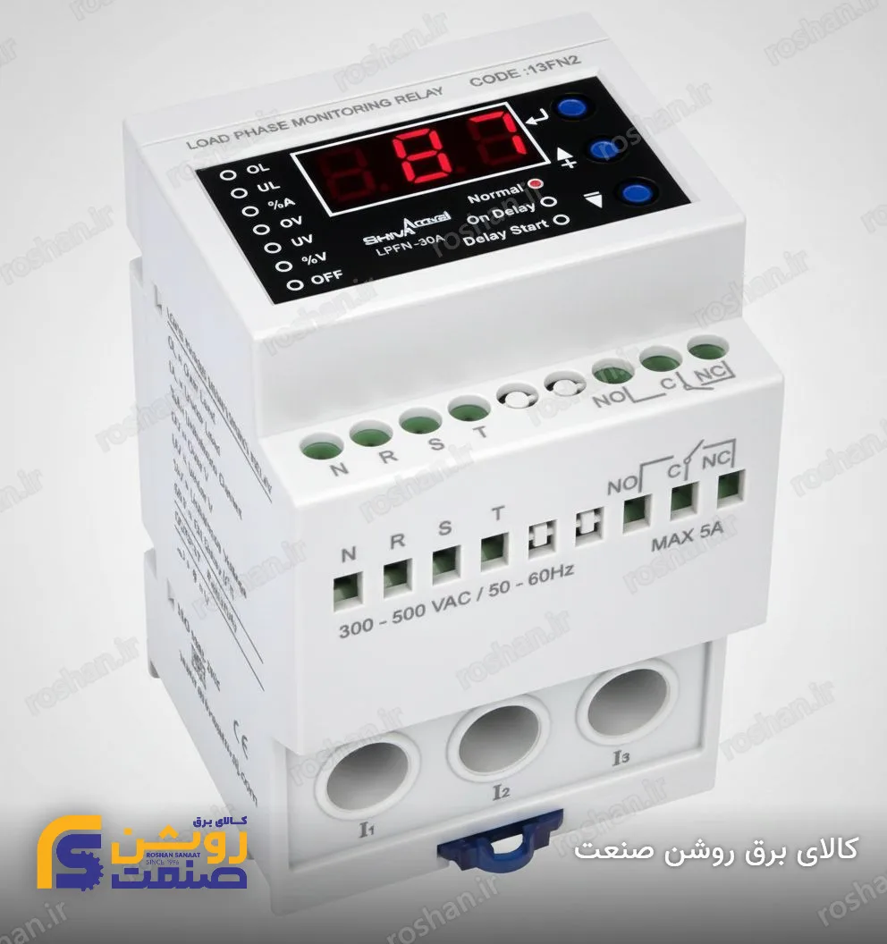 کنترل فاز بار 1 تا 100 آمپر