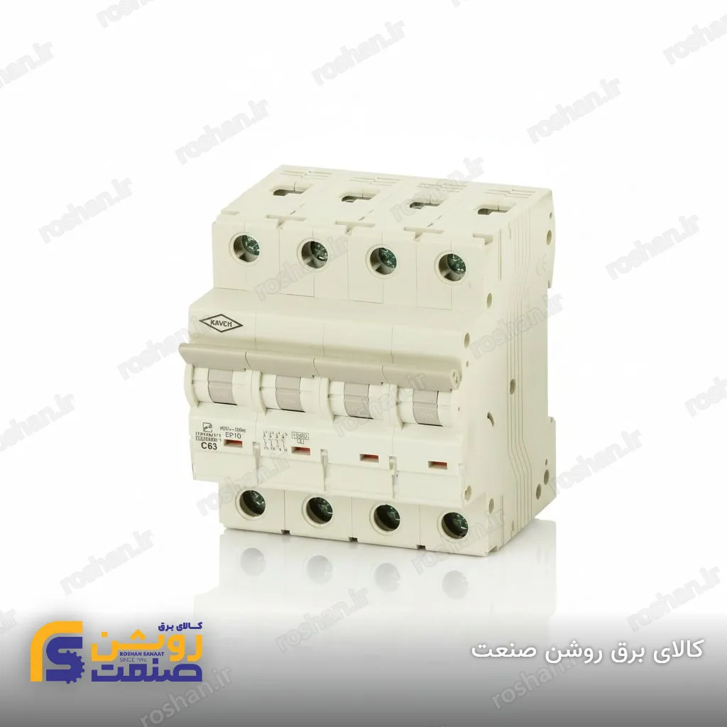 مینیاتوری چهار پل 6 تا 32 آمپر تیپ C