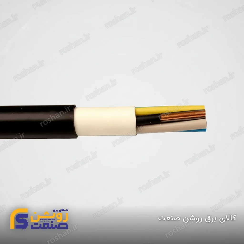 کابل مفتولی 5×10A لوشان