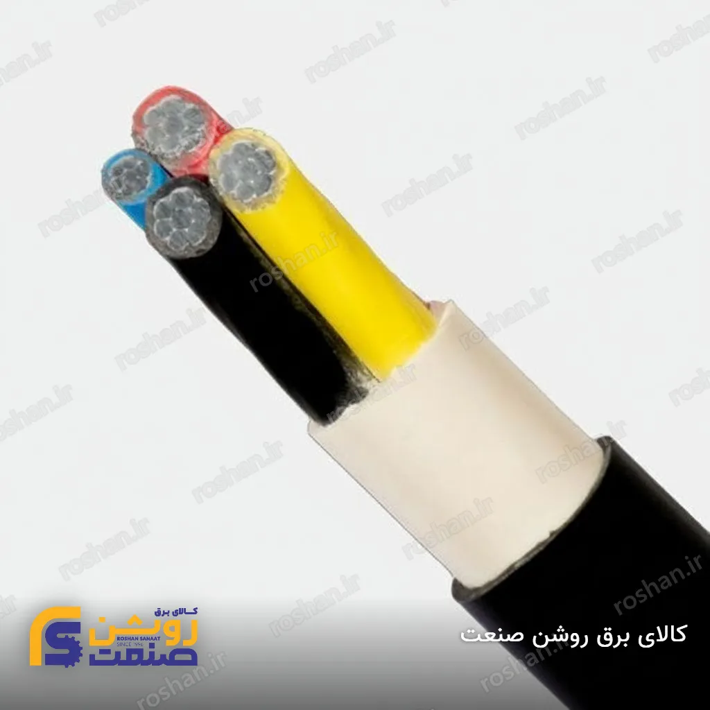 کابل آلومینیوم XLPE 3×95+50 لوشان
