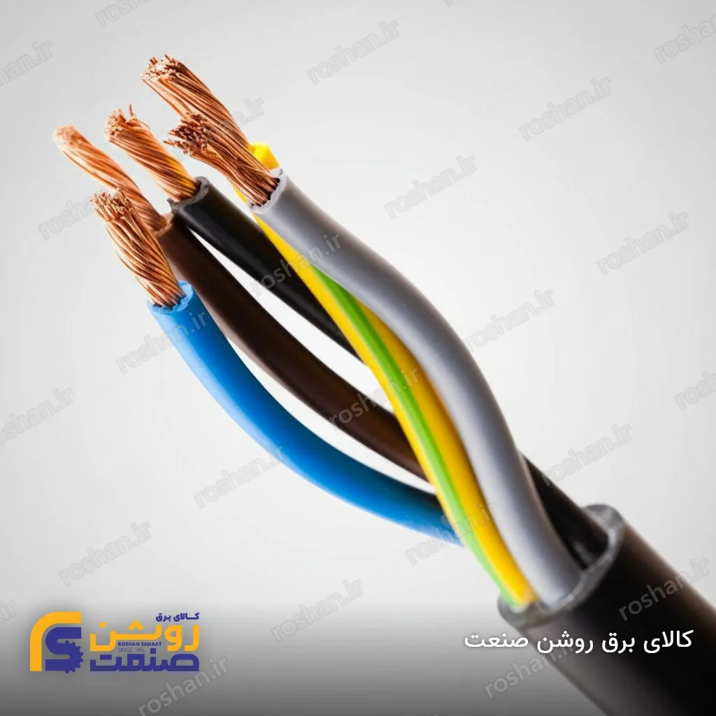 کابل افشان پنج رشته 5×10 لوشان