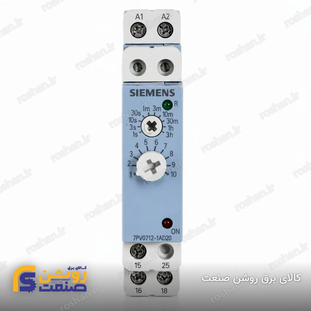 تایمر تاخیر در قطع 0.1 ثانیه تا 3 ساعت