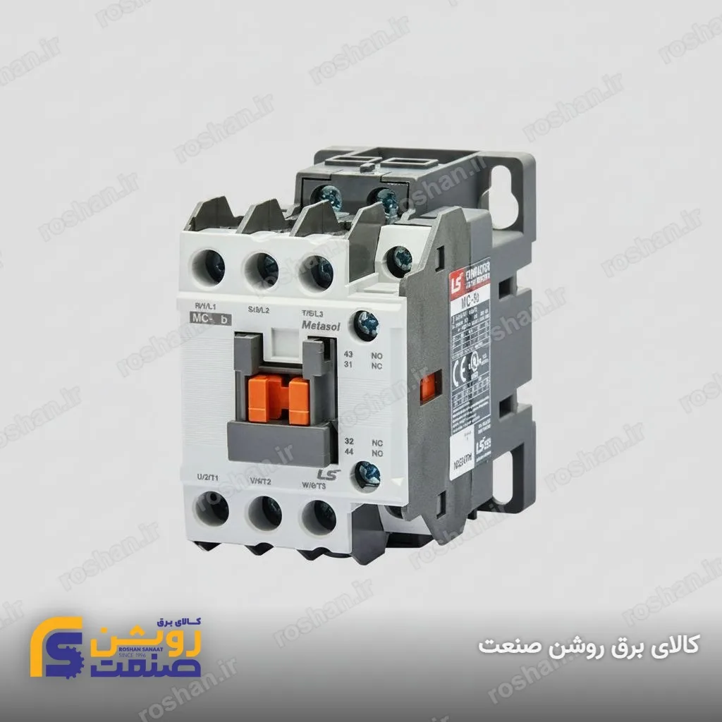 18.5KW - 40A - دو کنتاکت کمکی باز و بسته - بوبین AC - VAC 220