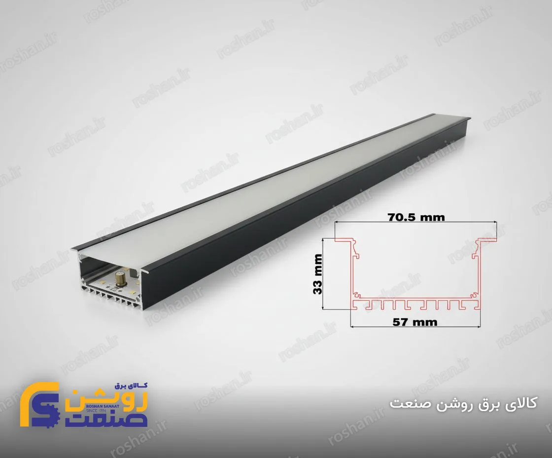 چراغ لاینز (پنل) 100 سانتیمتر (عرض 6، عمق 5)