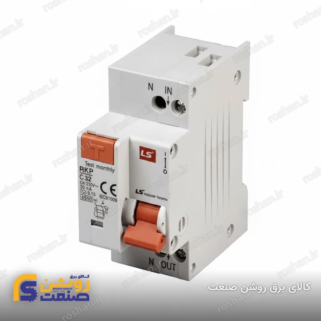 تک پل + نول - 30mA - 4.5KA - 16A - منحنی C (موتوری)
