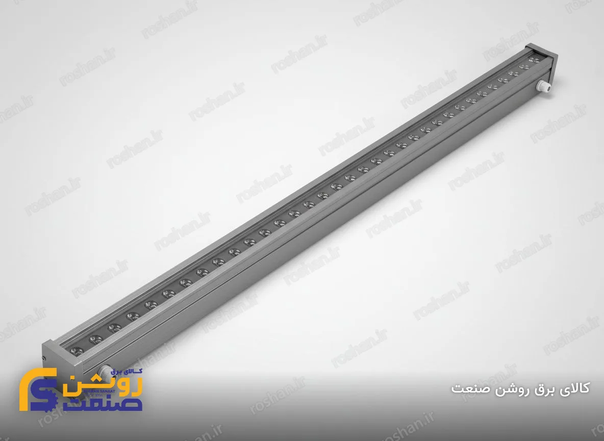 نورافکن خطی مدل آذرخش 4 - 40 وات - L10000mm - لنز 15/25/45 درجه - 4000K