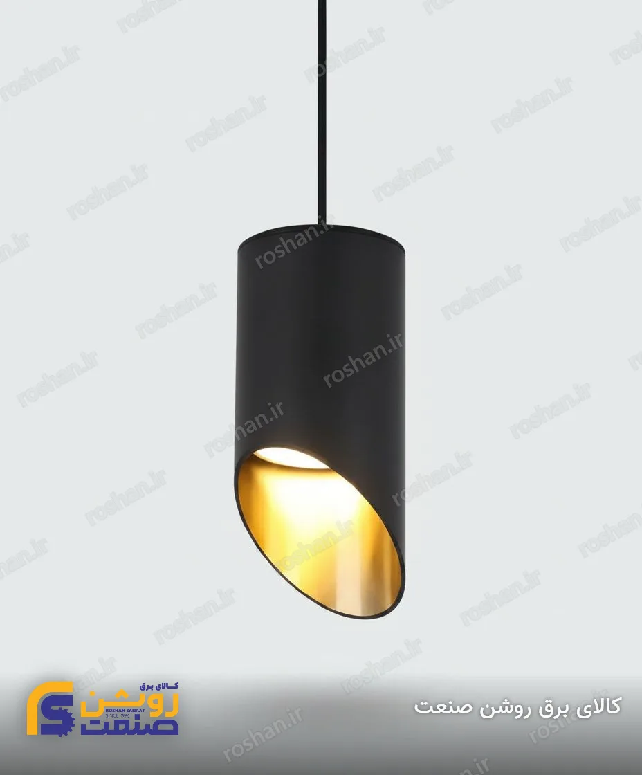 شفق آویز پنل استوانهای کروما قطر 6 سانتی متر ارتفاع 35 سانتی متر