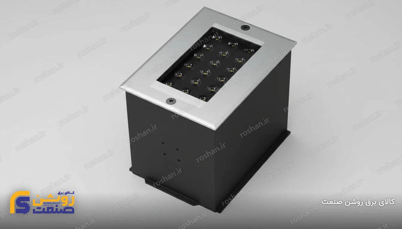 چراغ دفنی خطی RGB مدل آذرین 2 - 25 وات - L2000mm - 24V