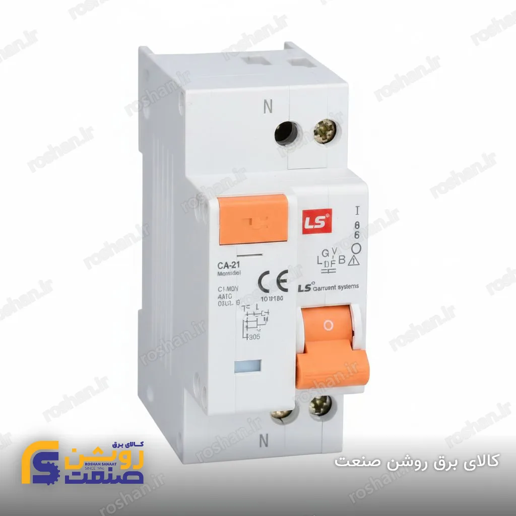 تک پل + نول - 30mA - 4.5KA - 25A - منحنی C (موتوری)