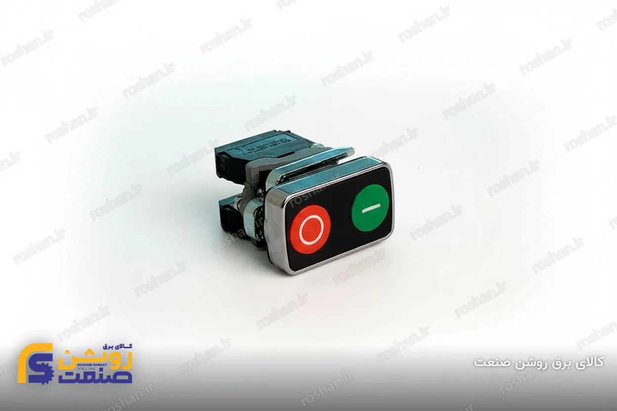 شستی استارت/استپ چراغدار (سبز، قرمز)