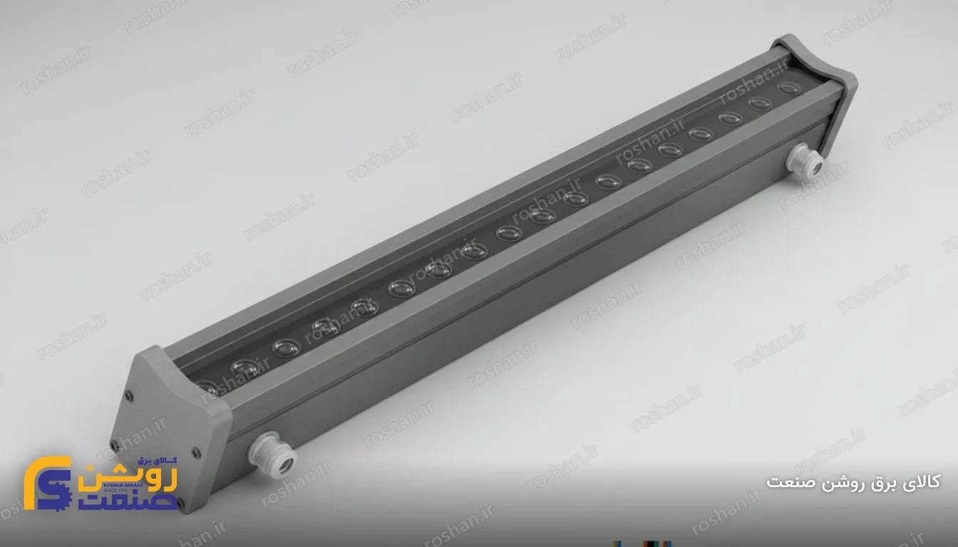 نورافکن خطی مدل آذرخش 4 - 10 وات - L3000mm - لنز 15/25/45 درجه - 4000K