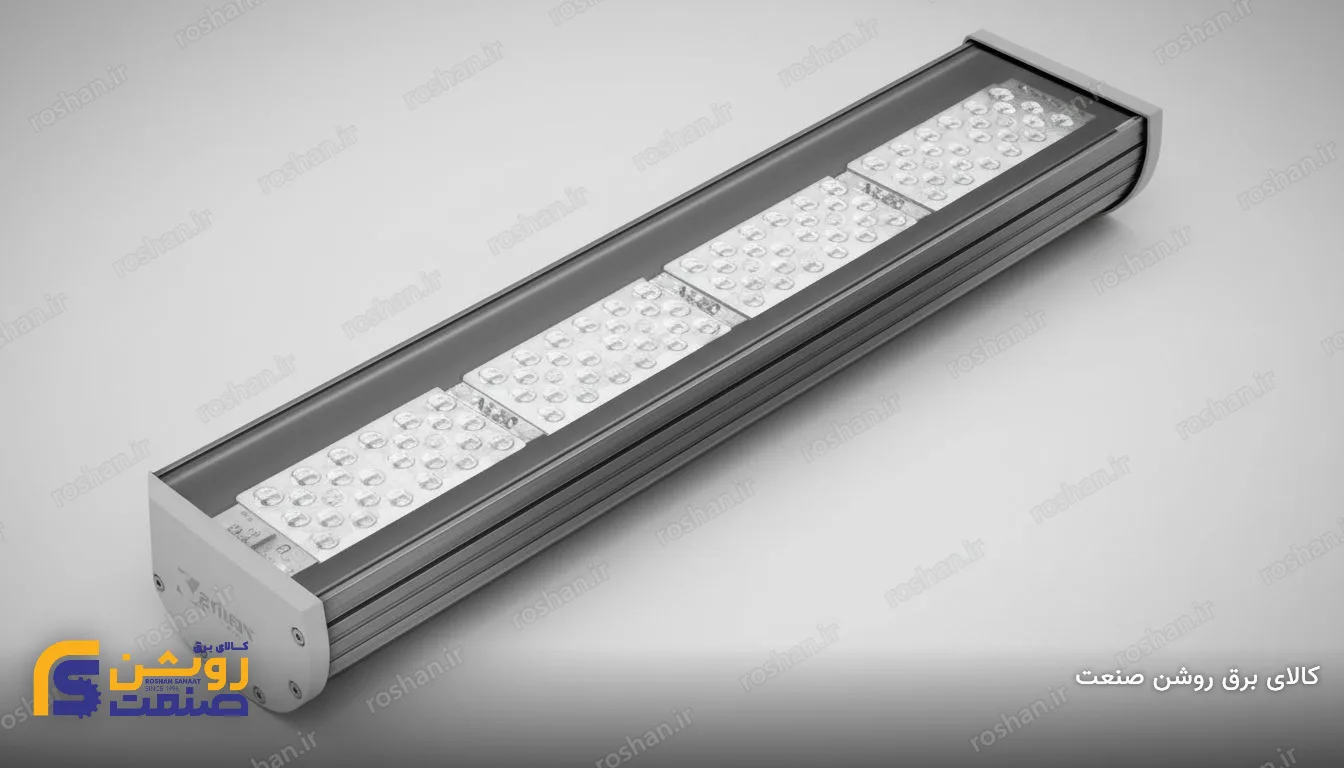 نورافکن خطی مدل آذرخش 2 - 50 وات - L5000mm - لنز 60 درجه - 4000K