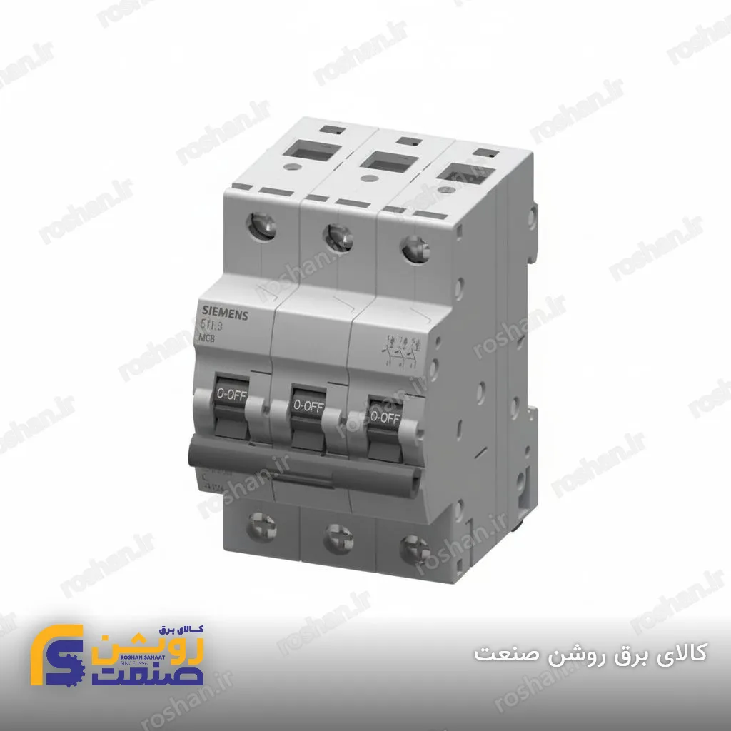 کلید مینیاتوری سه پل 50A منحنی C
