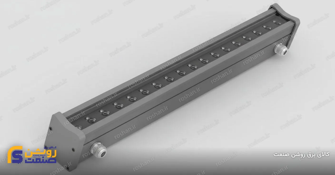 نورافکن خطی مدل آذرخش 4 - 20 وات - L5000mm - لنز 15/25/45 درجه - 4000K
