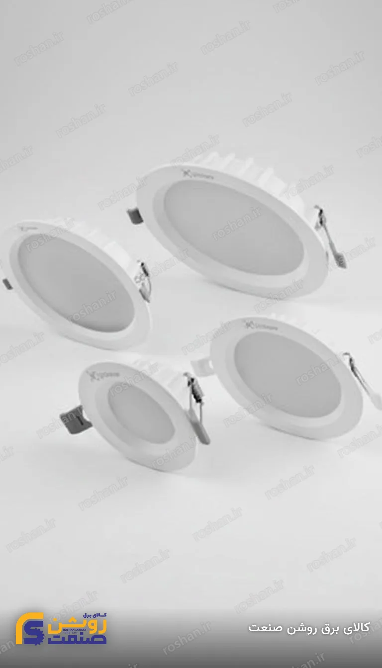 چراغ سقفی توکار مدل مایا - 33 وات - قطر برش 200mm - 4000K/6500K