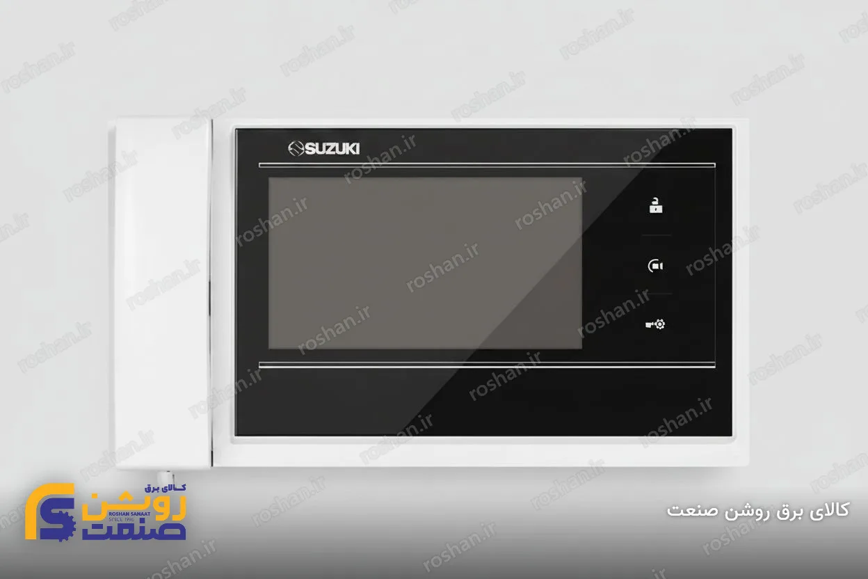 مانیتور آیفون تصویری سوزوکی مدل 727Wi سفید