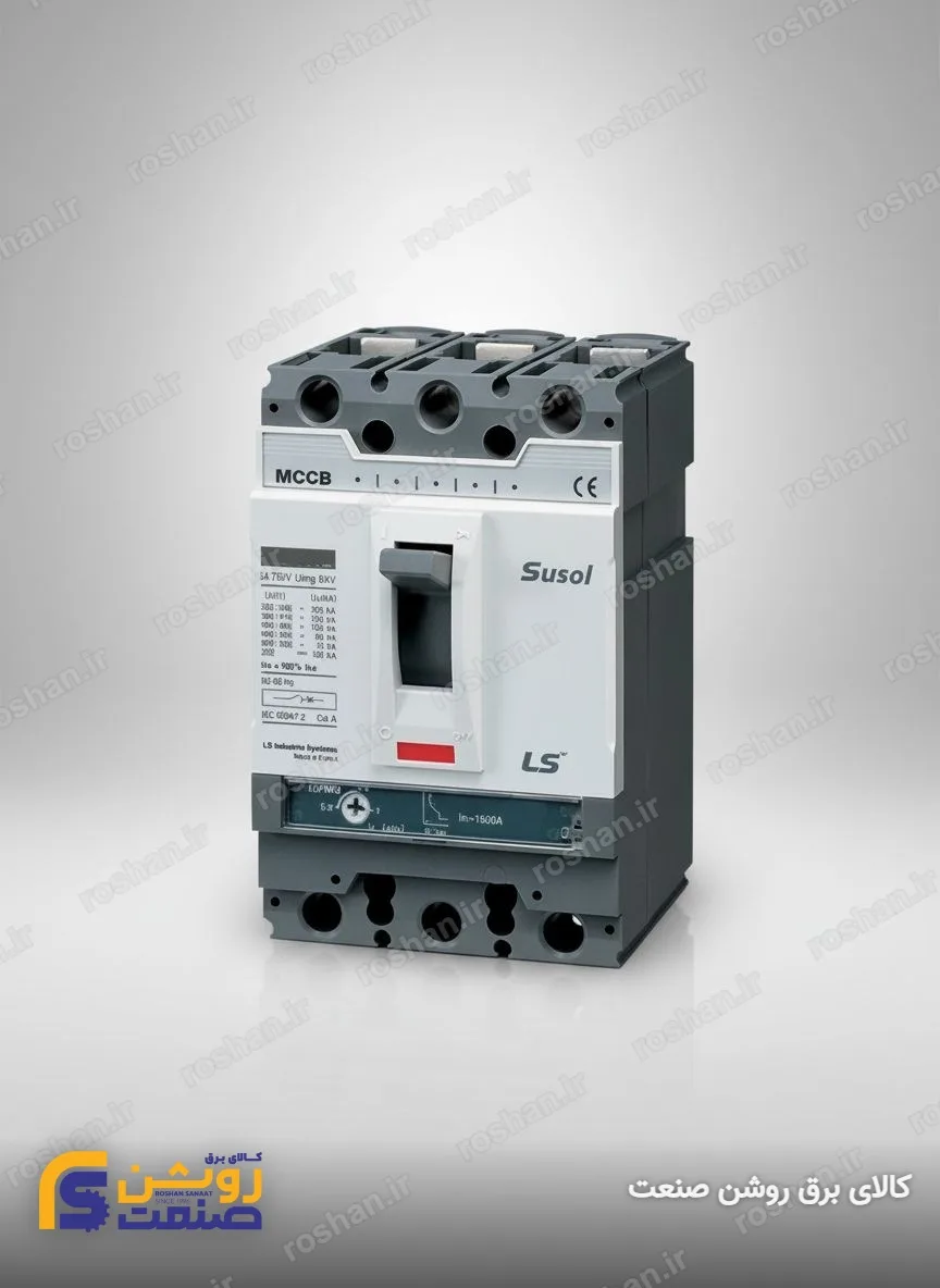 آمپر فریم 800 - 3 پل - VAC 380/415 - 65KA - 800A - تنظیم حرارتی: 0.8 الی 1 - مغناطیسی: 5 الی 10