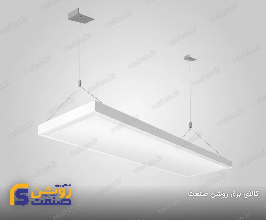 پنل سقفی آویز مدل پارمین - 40 وات - 30×120cm - 4000K/6500K