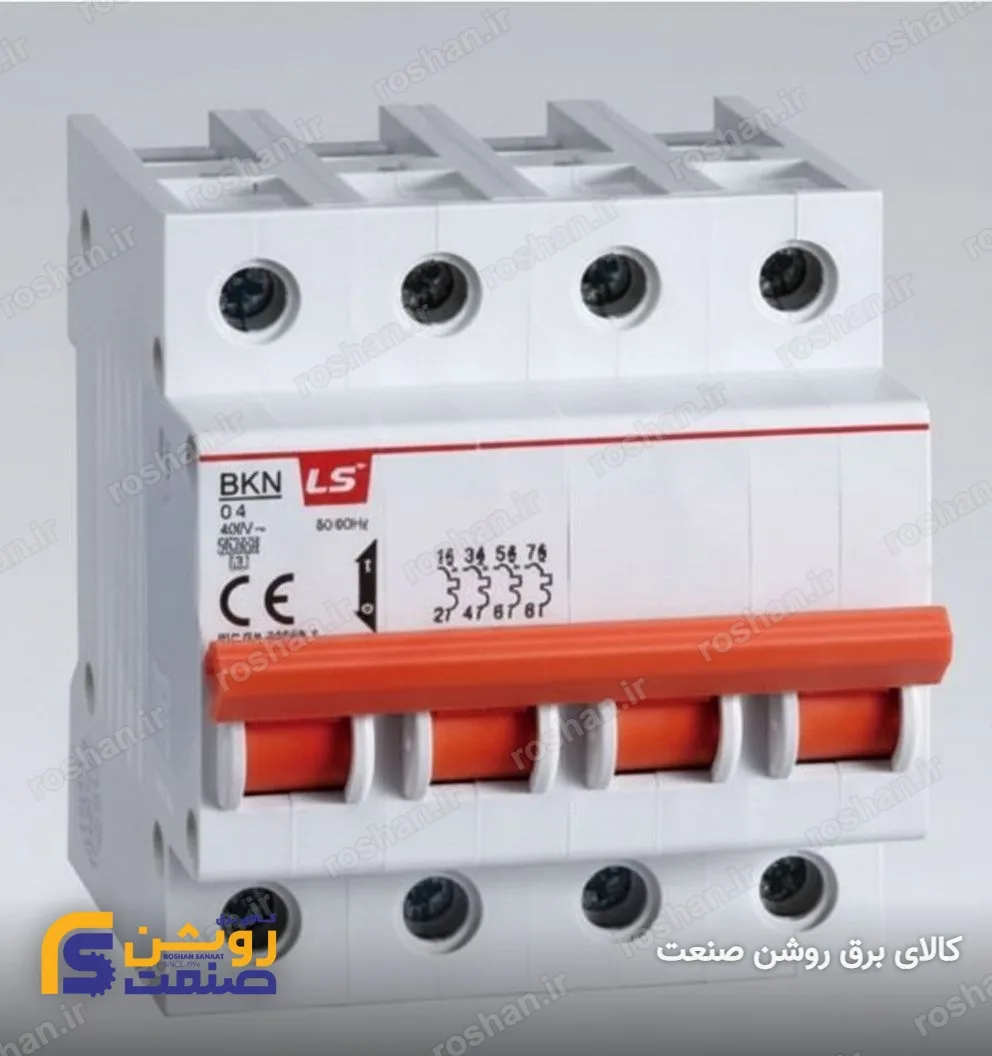 4 پل - 6KA - 25A - منحنی C (موتوری)