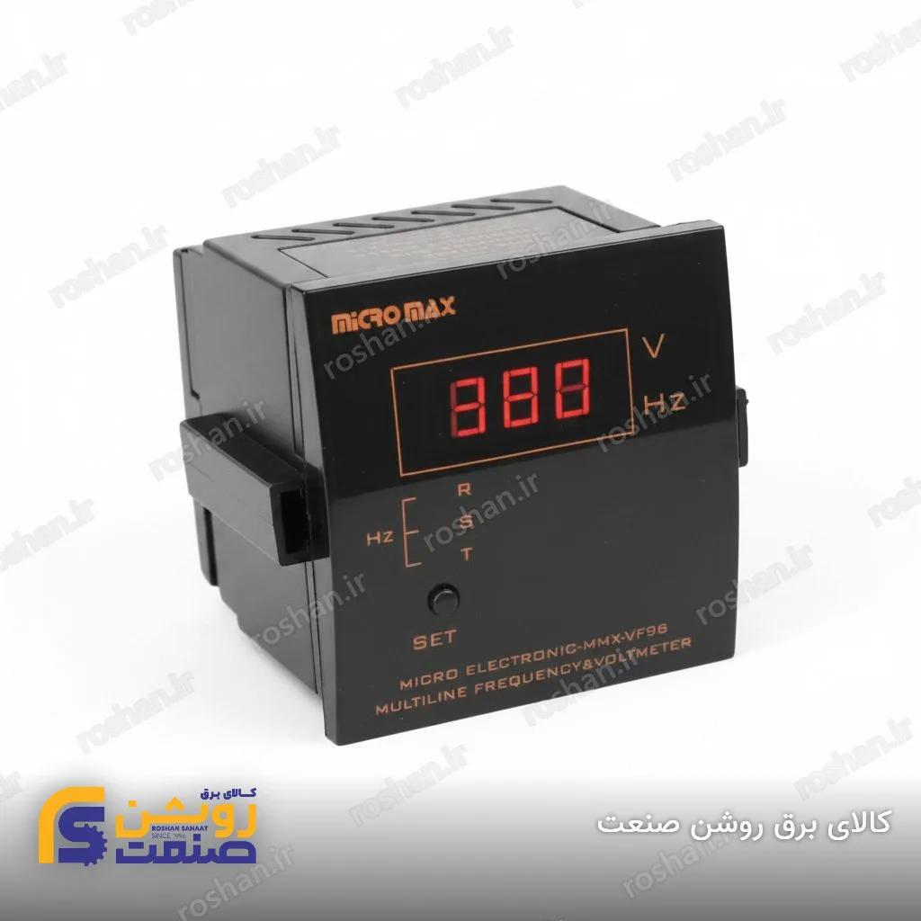 ولت متر سهفاز دیجیتال بههمراه فرکانسمتر (48×96)