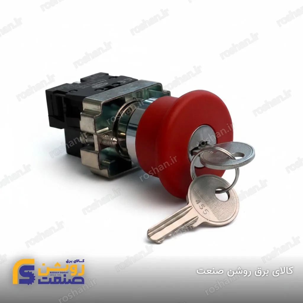 کلید قارچی سوئیچدار فلزی