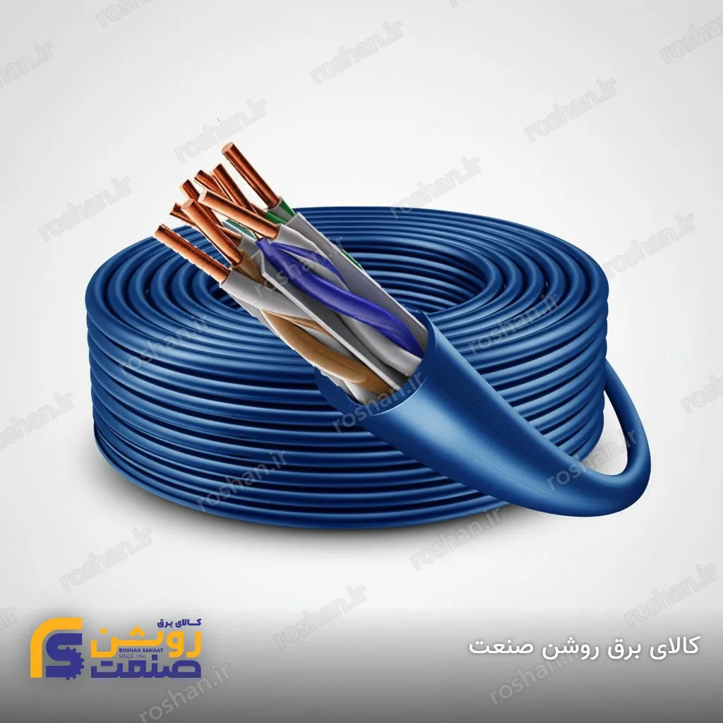 کابل شبکه Cat 6 UTP - LSZH رسانا کابل