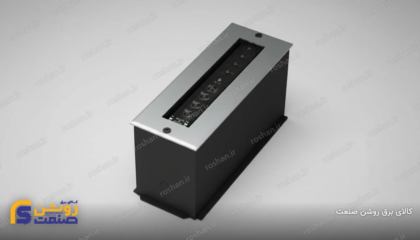 چراغ دفنی خطی مدل آذرین 1 - 9 وات - L3000mm - 4000K
