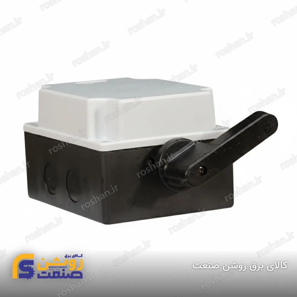 کلید گردان جعبه محافظ پلاستیکی با دستگیره اهرمی IP65 16 آمپر