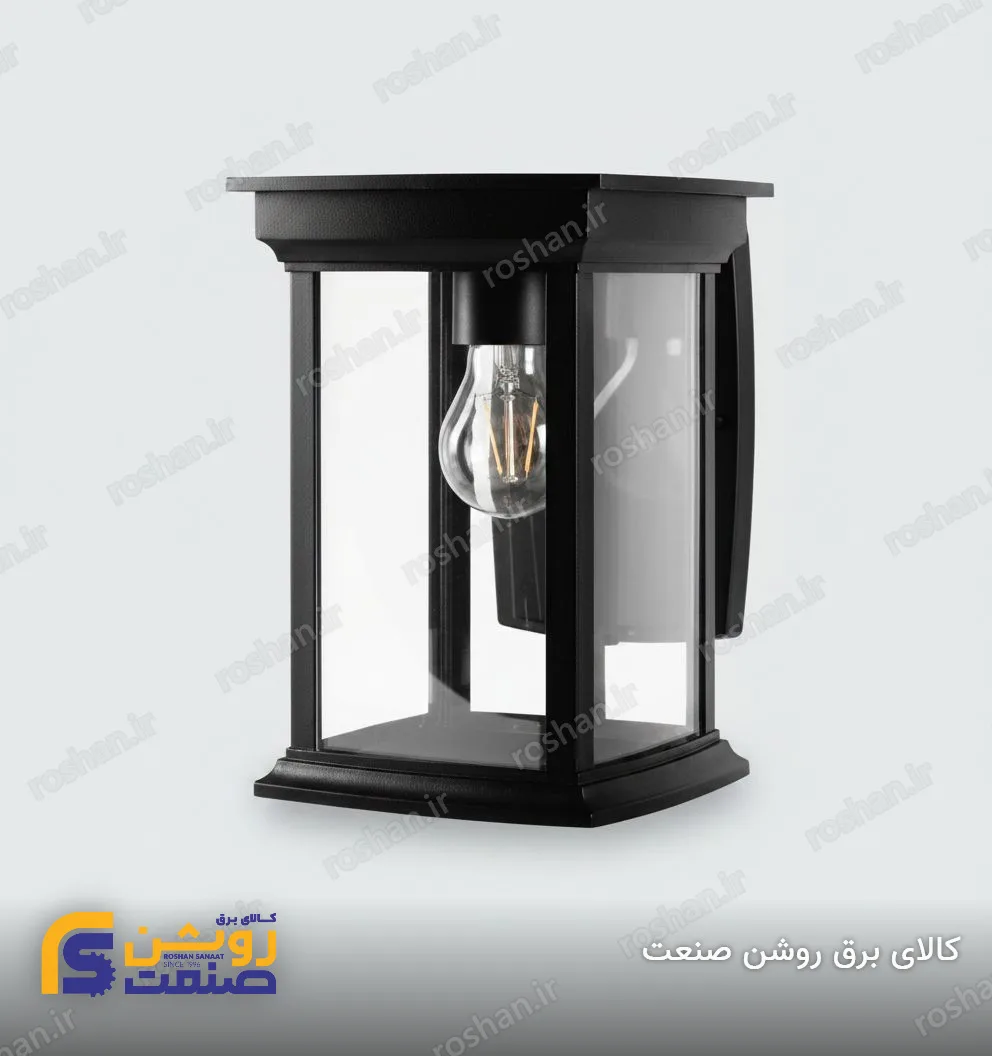 شفق دیواری روشان با لامپ